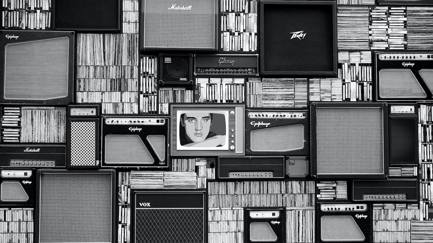 picture of books and tvs